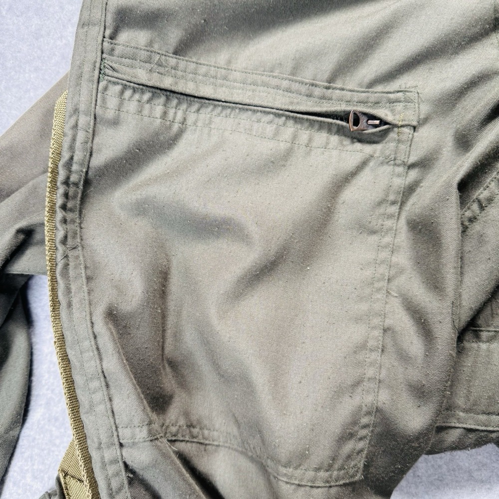 Vintage US Military Flyers Coveralls Mens 38R CWU-27/P Flight Suit 70s Olive - Picture 10 of 16